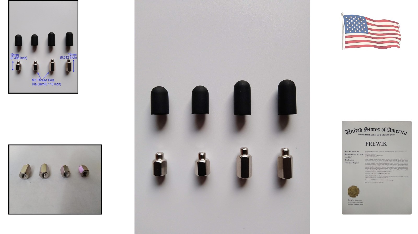 Universal Dog Training Collar Replacement Tips - Includes Silicone Caps & Probes