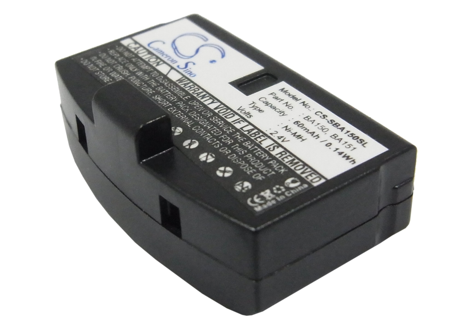 Battery for Sennheiser A200,HDI 302,HDI 380,IS 300,SET90,TR820,BA150,BA151