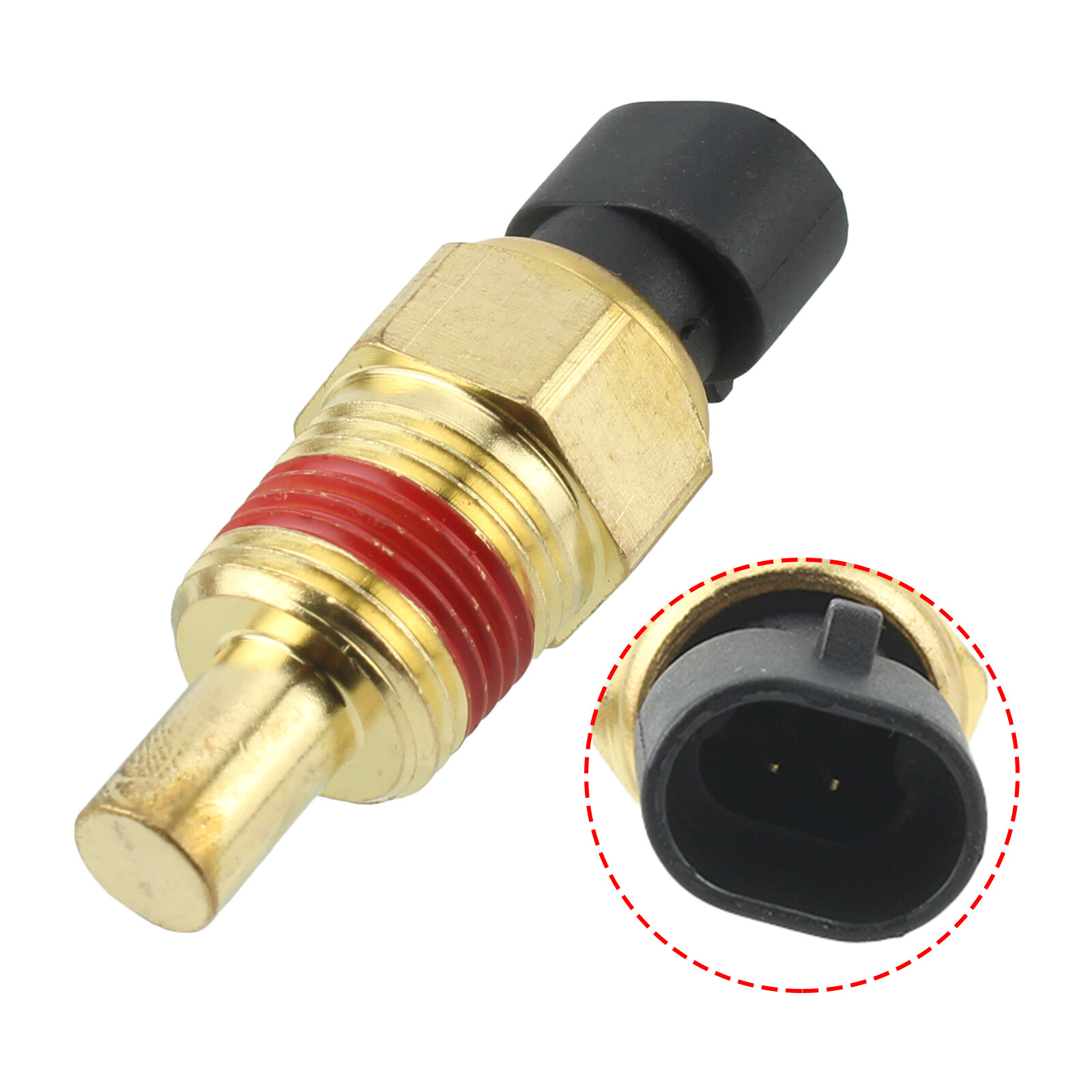 Coolant Temperature Sensor Water Temp Sender & Connector Pigtail for Chevy GMC
