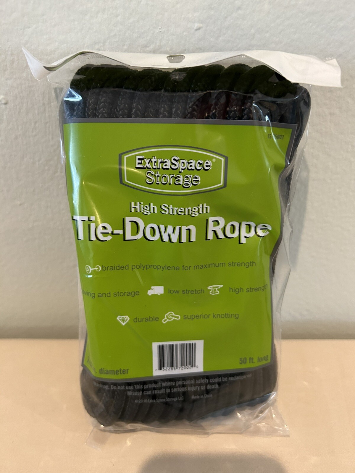 Tie Down Rope - New In Original Packaging - 50 Feet long