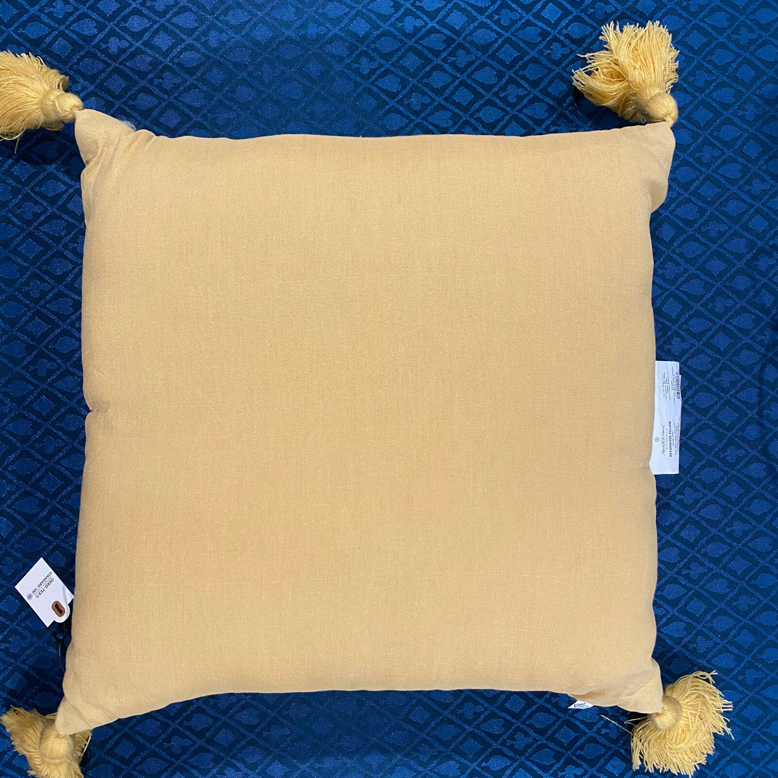 2 New Hearth Hand Magnolia 18" Decorative Throw Pillow w/ Tassels