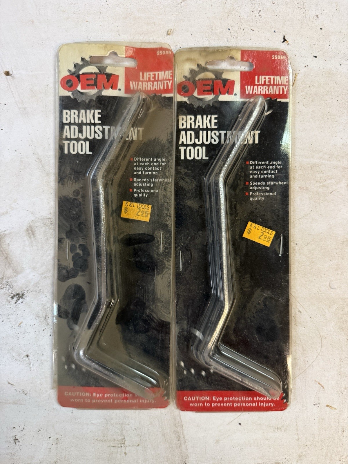 OEM Brake Adjustment Tool 25059 Lot Of 2 New In Package