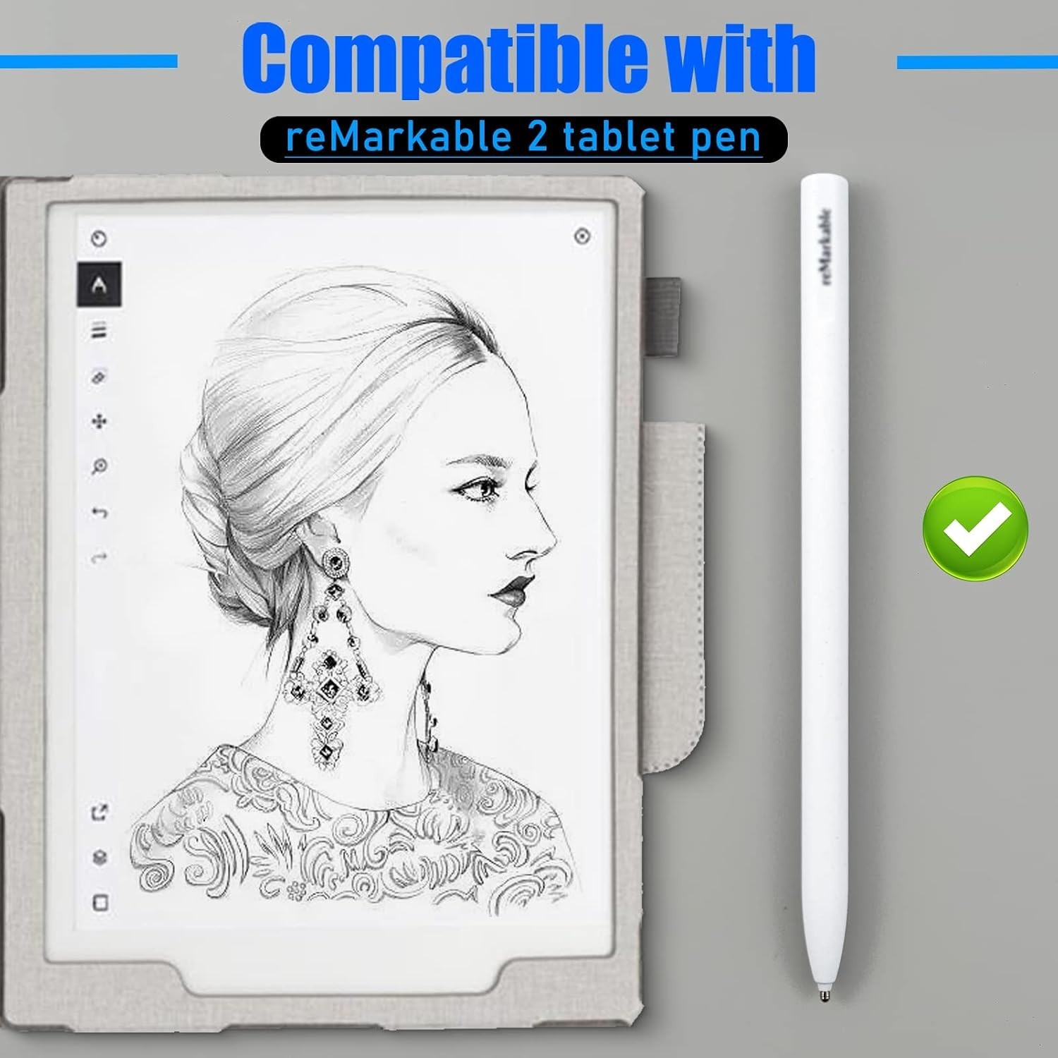 Durable Titanium Alloy Stylus Tips for Precise Writing with reMarkable 2 - 2 Pcs