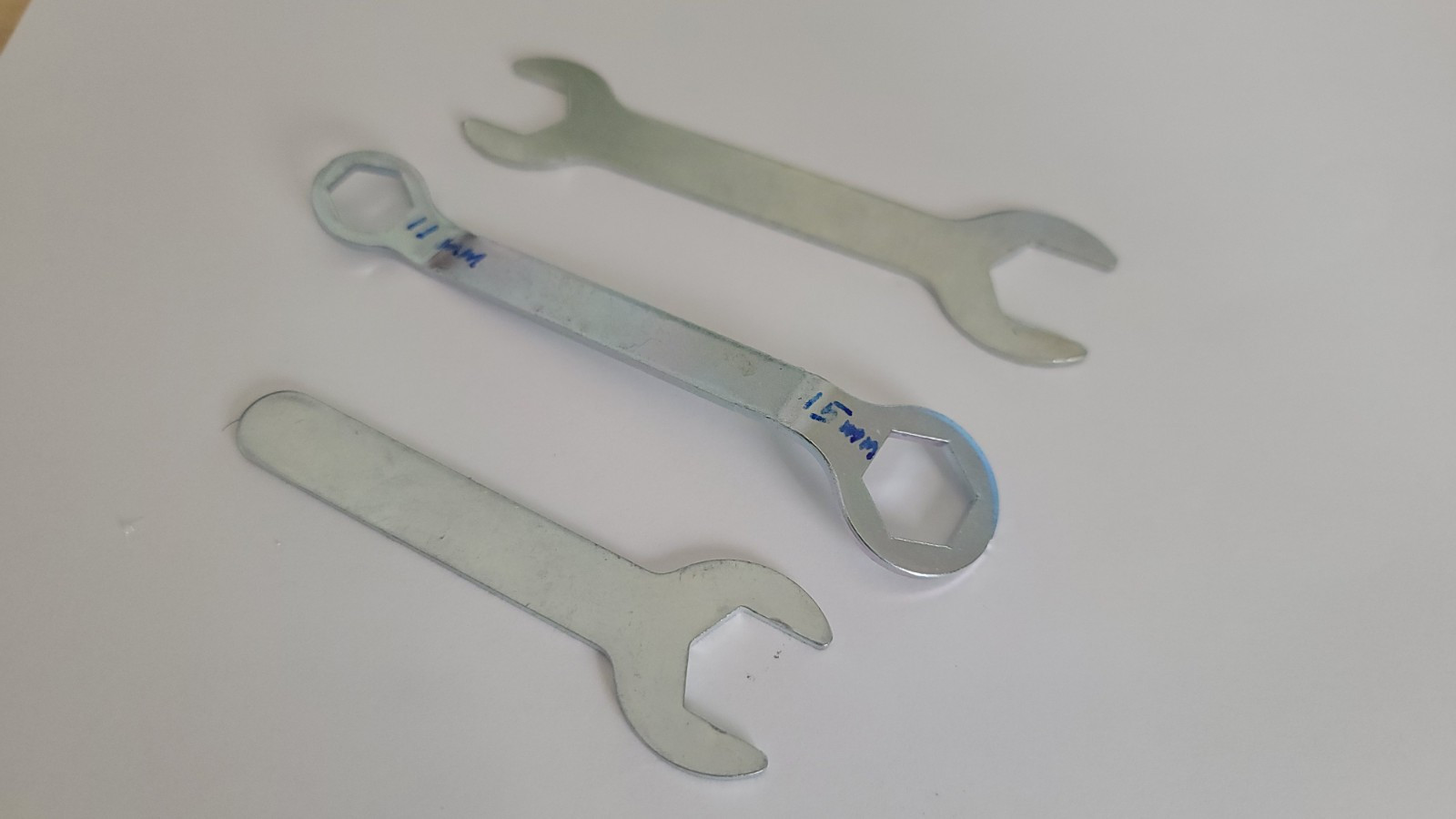 Three Simple Galvanized Keys