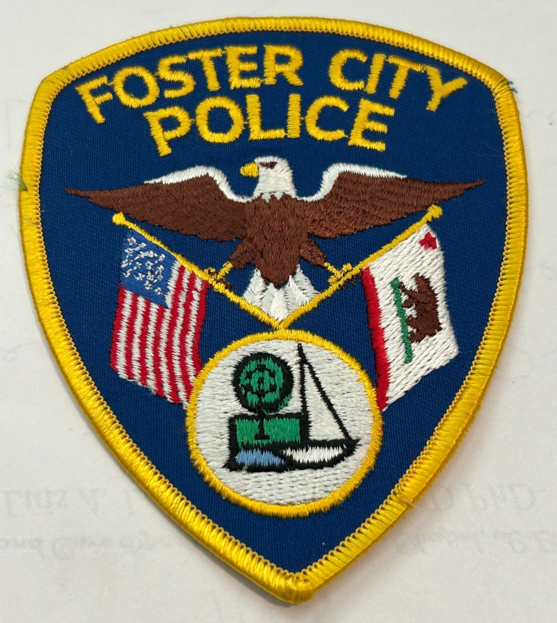 VIntage Foster City California Police Patch Unused
