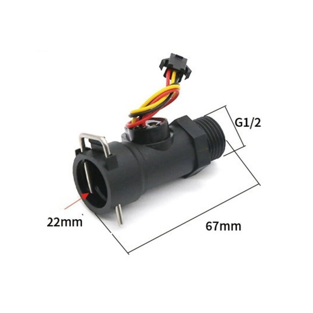 Water Flow Sensor DN15 for For gas Water Heater with Hall Effect Sensor