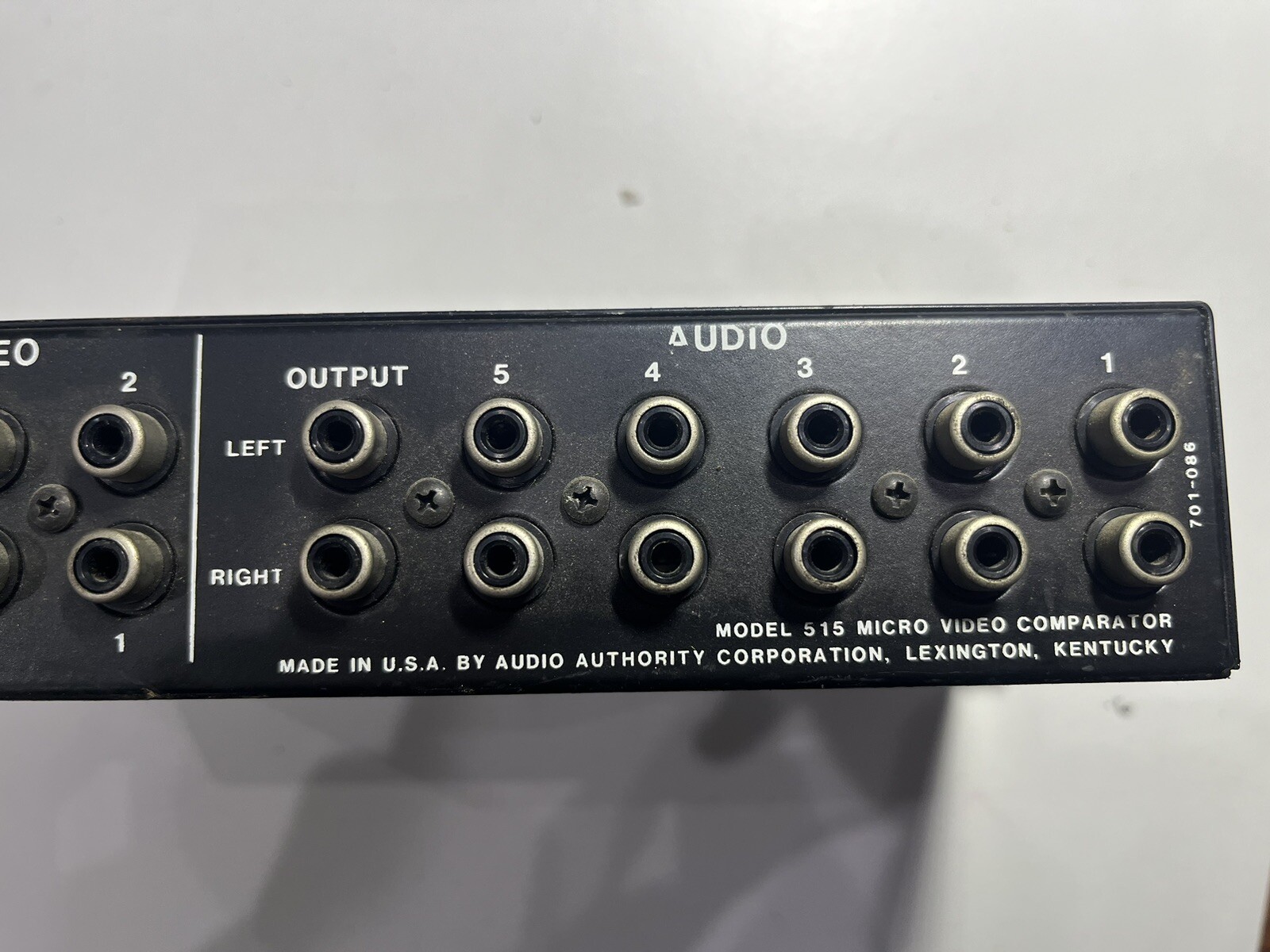 Audio Video Switching System Audio Authority Model 515 for Video Components