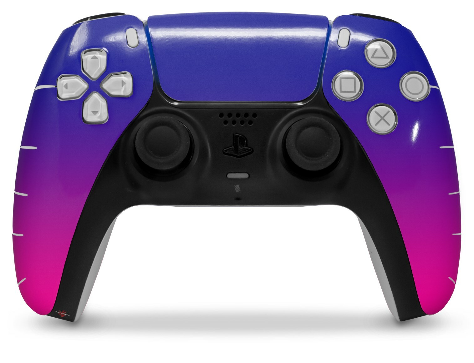 Skin Sony PS5 Controller Smooth Fades Hot Pink Blue