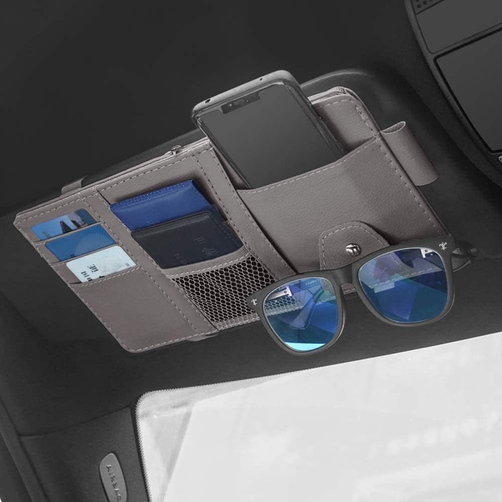 Car Sun Visor Organizer, Auto Interior Accessories Pocket Organizers, Registrati