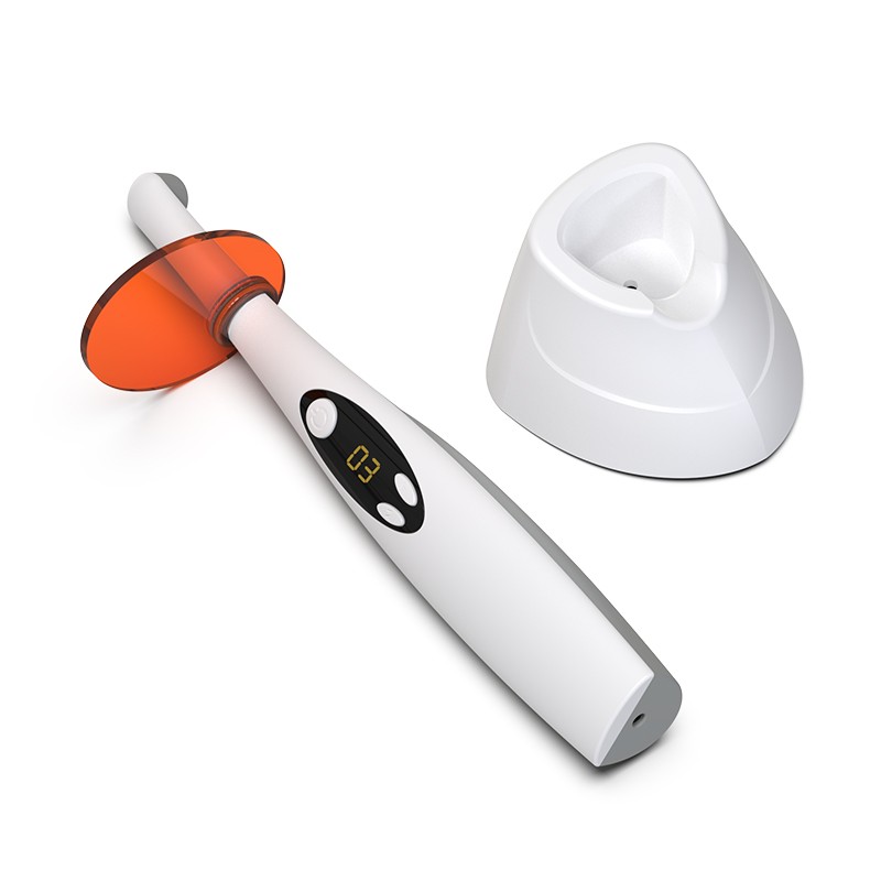 VVV Dental photocuring Curing Light Wireless LED Curing Lamp 2200mW/c㎡ 3 Sec