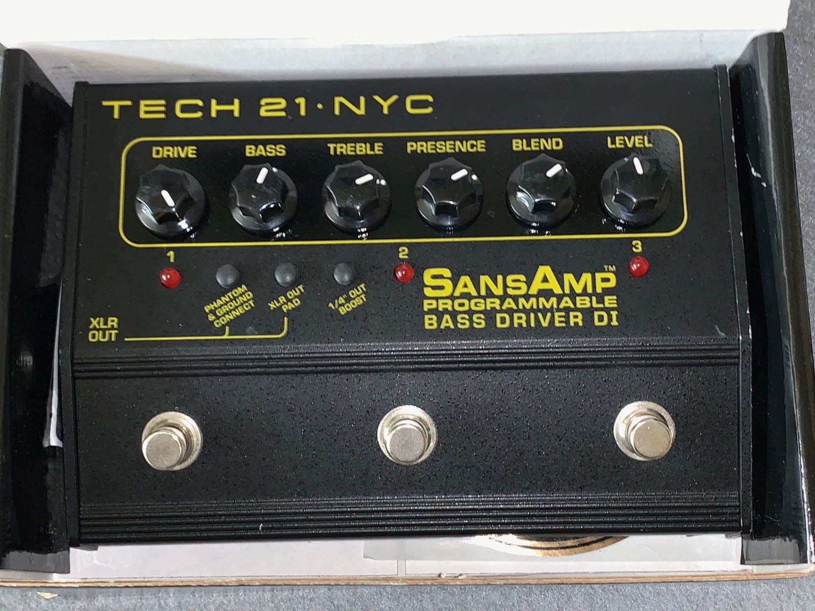SansAmp 3 Channel Programmable Bass Driver D1
