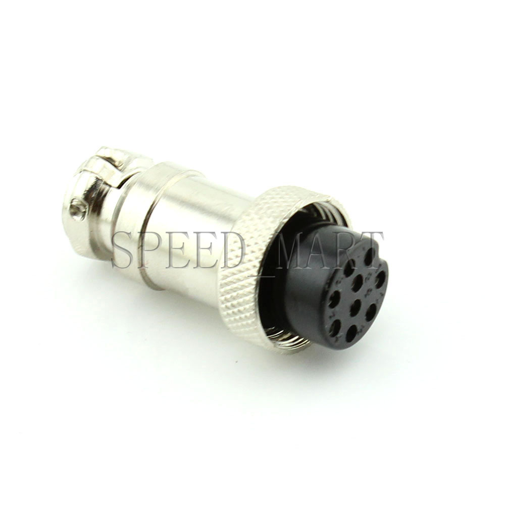 9 Pin GX16-9P Plug Female Connector of Welding Machine Control Line Fast Joint