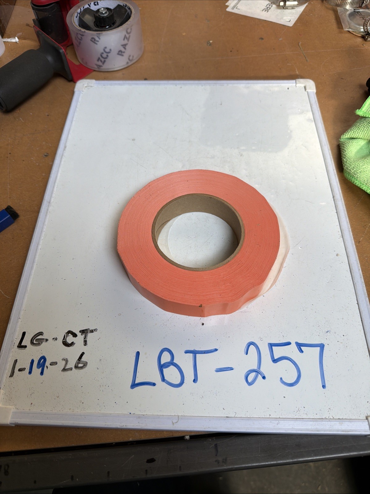 AUTO BODY ORANGE PAINT MASKING TAPE, M613, Part 207, 1 Inch By 648 Feet