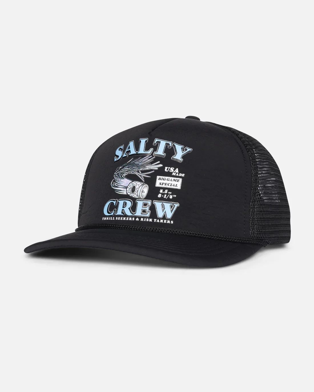 Salty Crew Good Times Foamie Trucker Men's Hat, Black