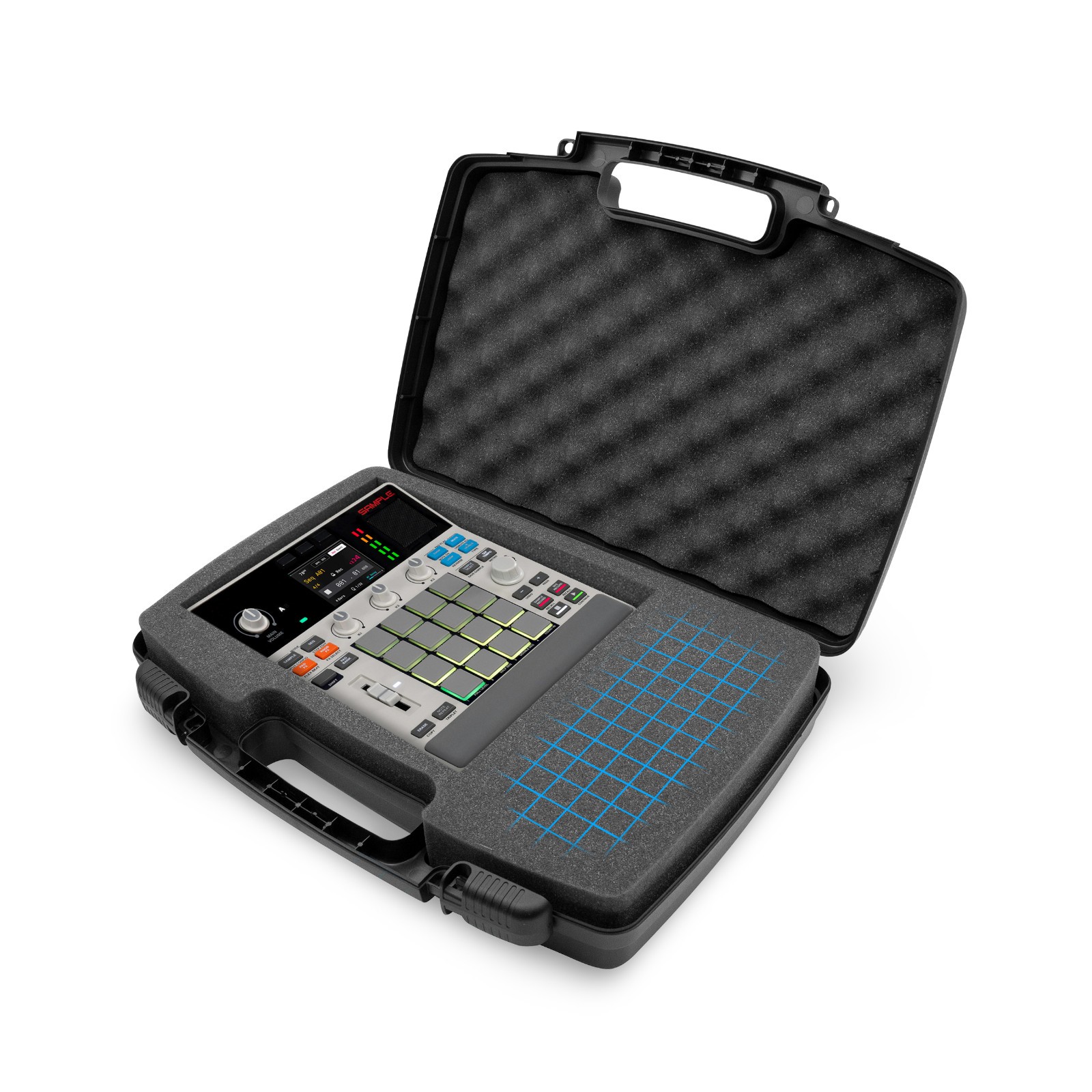 CASEMATIX Hard Carrying Case for Akai Professional MPC Sample Standalone Sampler