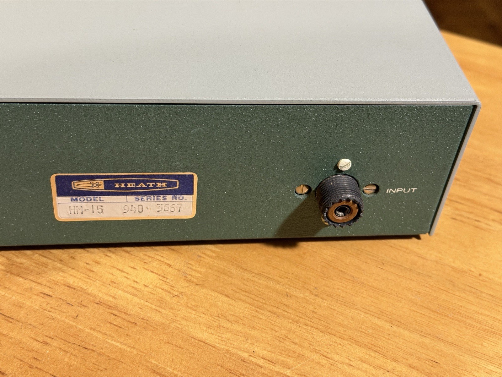 Heathkit Model HM-15 SWR Reflected Power Meter