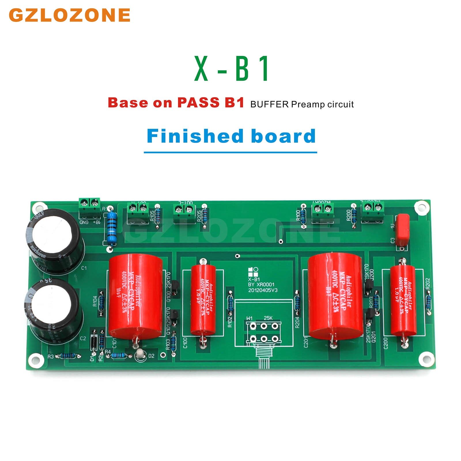 PASS X-B1 BY XR0001 Buffered Preamplifier PCB Base On PASS B1 BUFFER Preamp