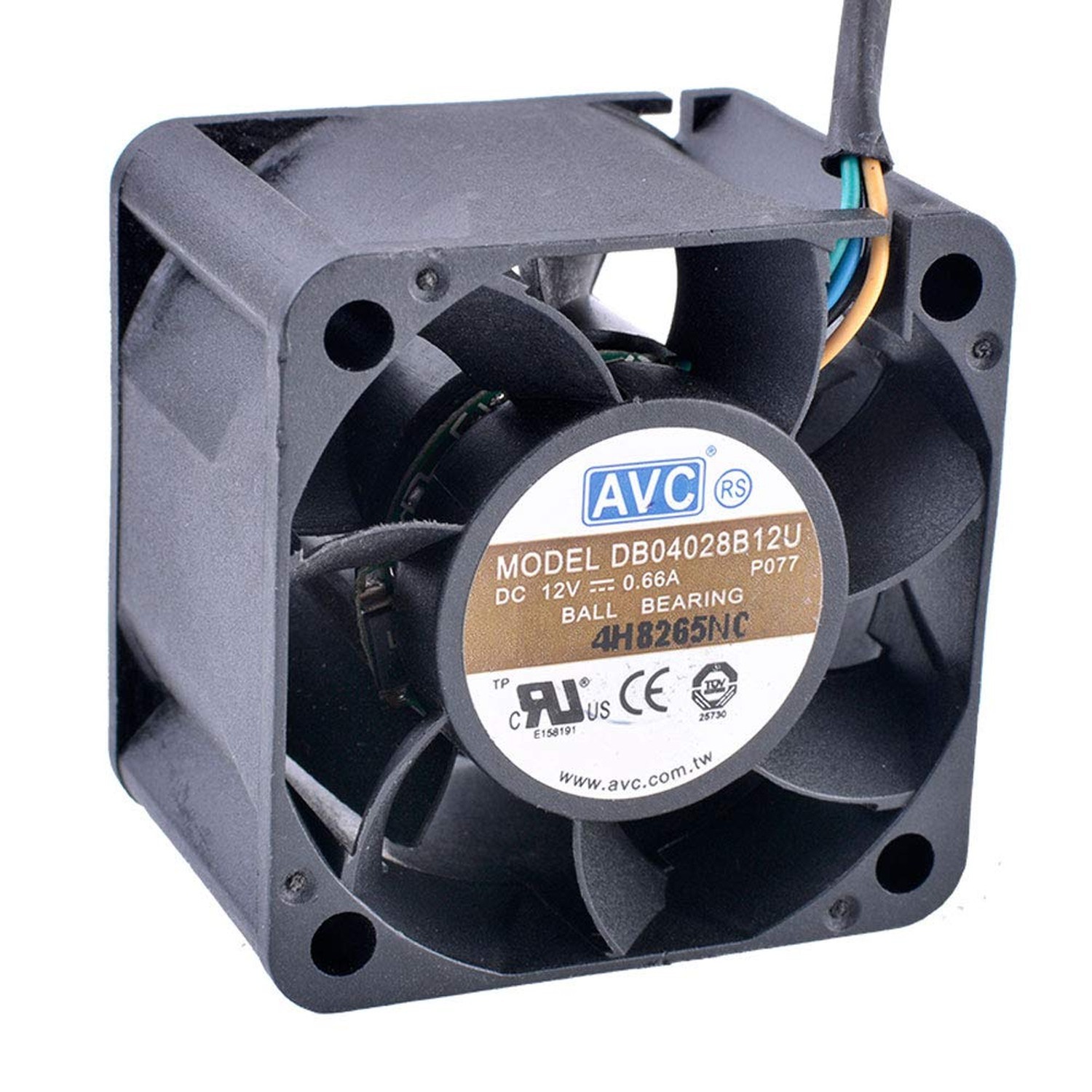 DB04028B12U 40mm Fan 4cm 4028 40x40x28mm 12V 0.66A Dual Ball Bearing 4-Wire 4...