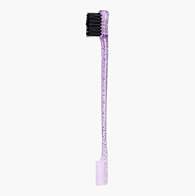 Reusable Plastic Double-Ended Eyelash Comb & Brush Tool, Multicolor