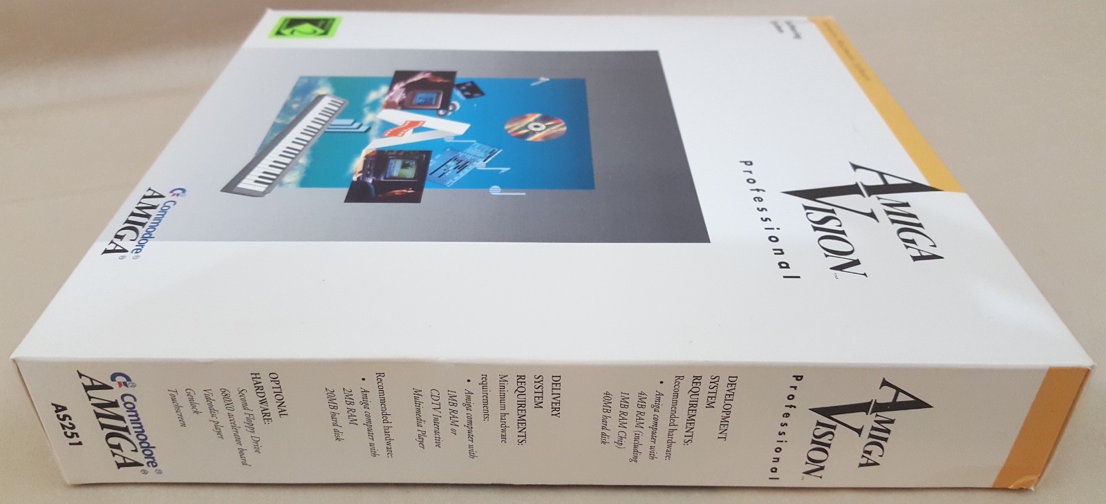 Amiga Vision Professional Authoring Software for Commodore Amiga NOS Box Sealed