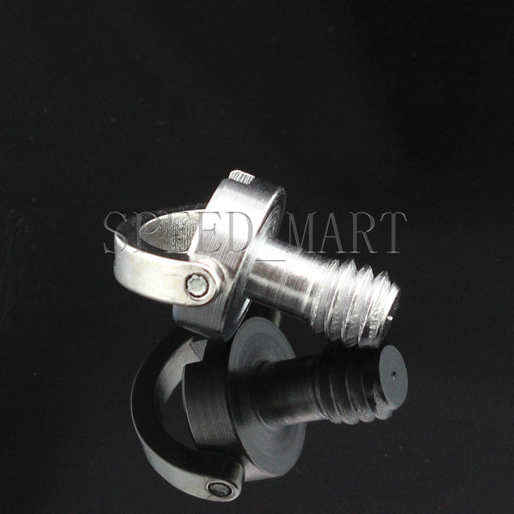 5PCS 1/4" D-Ring Screw Stainless Steel Camera Tripod Monopod Quick Release Plate