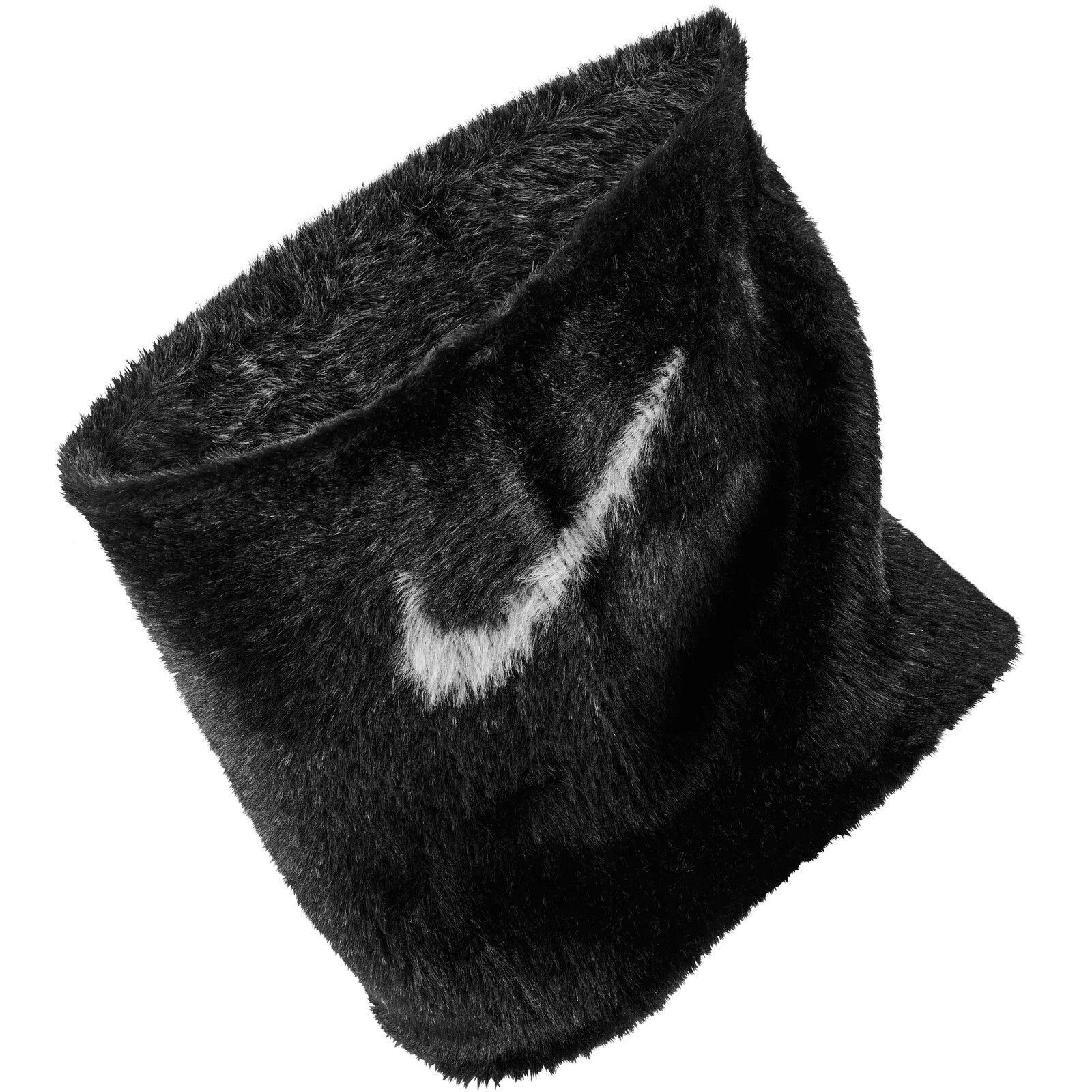 Nike Unisex Plush Knit Infinity Scarf, N1008869-010 Black/White One Size