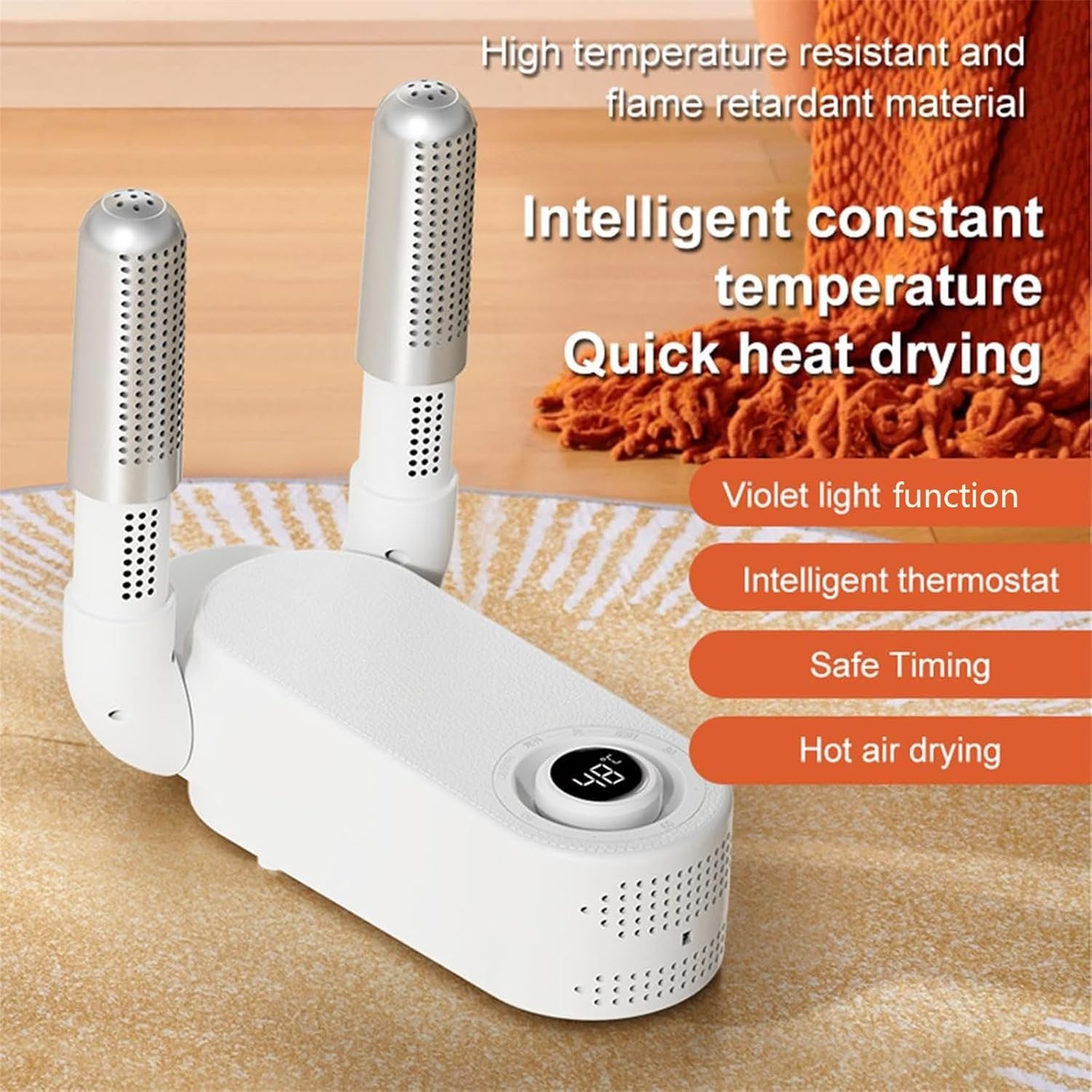 1 Pack Boot Dryer Shoe Dryer Glove Dryer Boot Warmer, Foldable and Lightweight