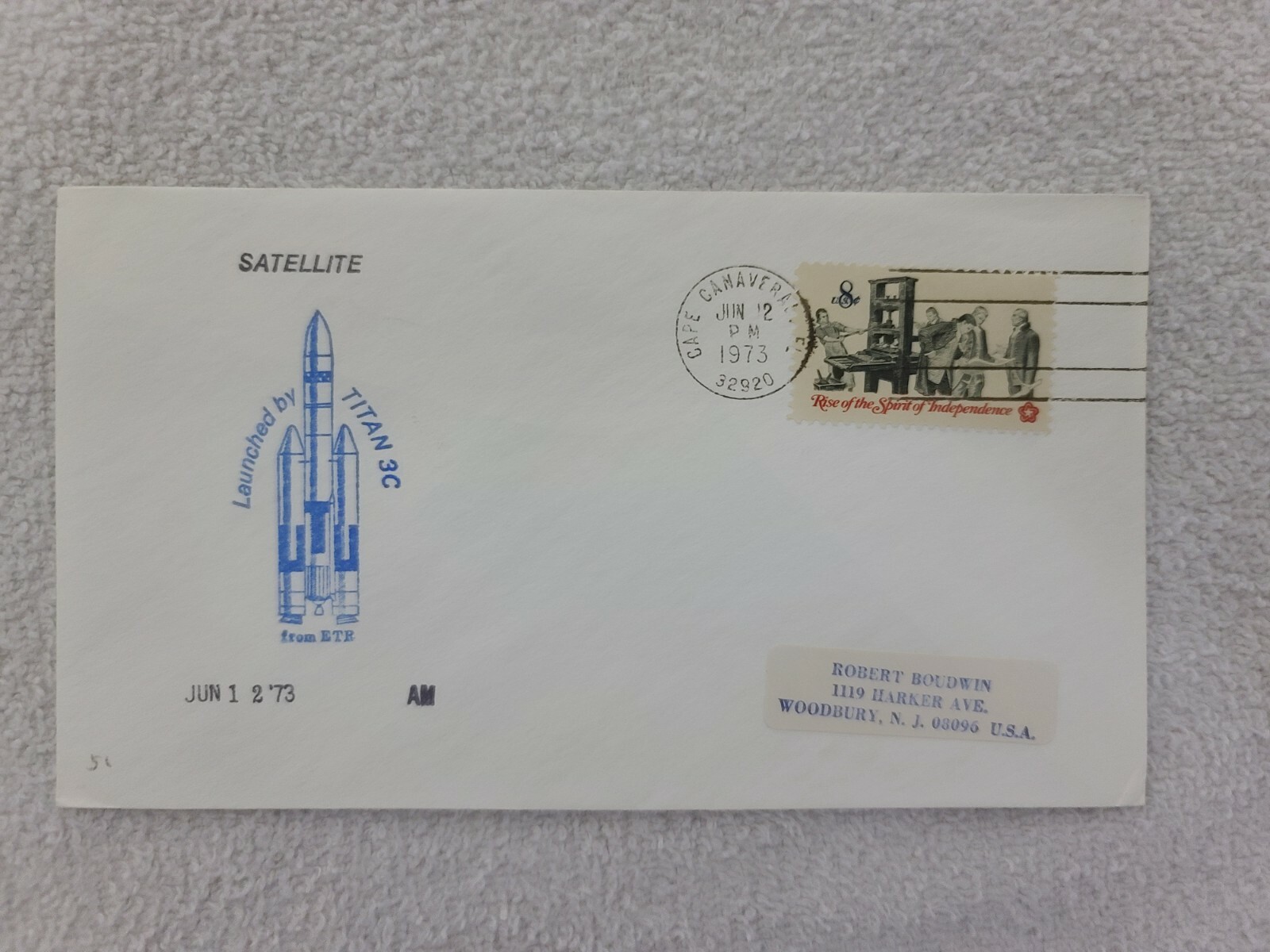 SATELLITE DSP 4 (DSP SVN-2) Launched by Titanic 3C 06/12/73 | Space Cover