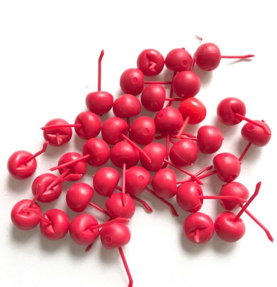 Hi Ho Cherry-O Board Game Replacements 10 Red Cherries 1992 1995 1999 2001 2005