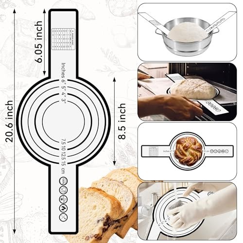 Sourdough Starter Kit - 24PCS Baking Supplies, Banneton Baskets, Bread Tools & M