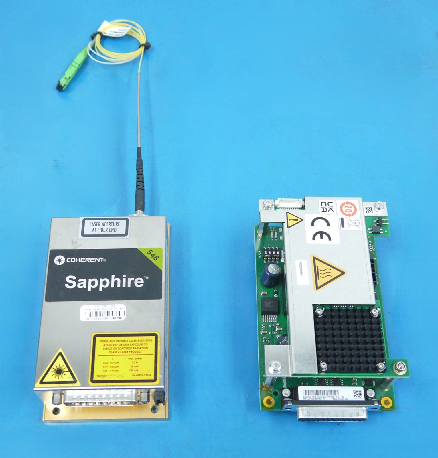Coherent Sapphire 548-300 FPT FT Laser Module w/ Sapphire LPT-ECL OEM Controller