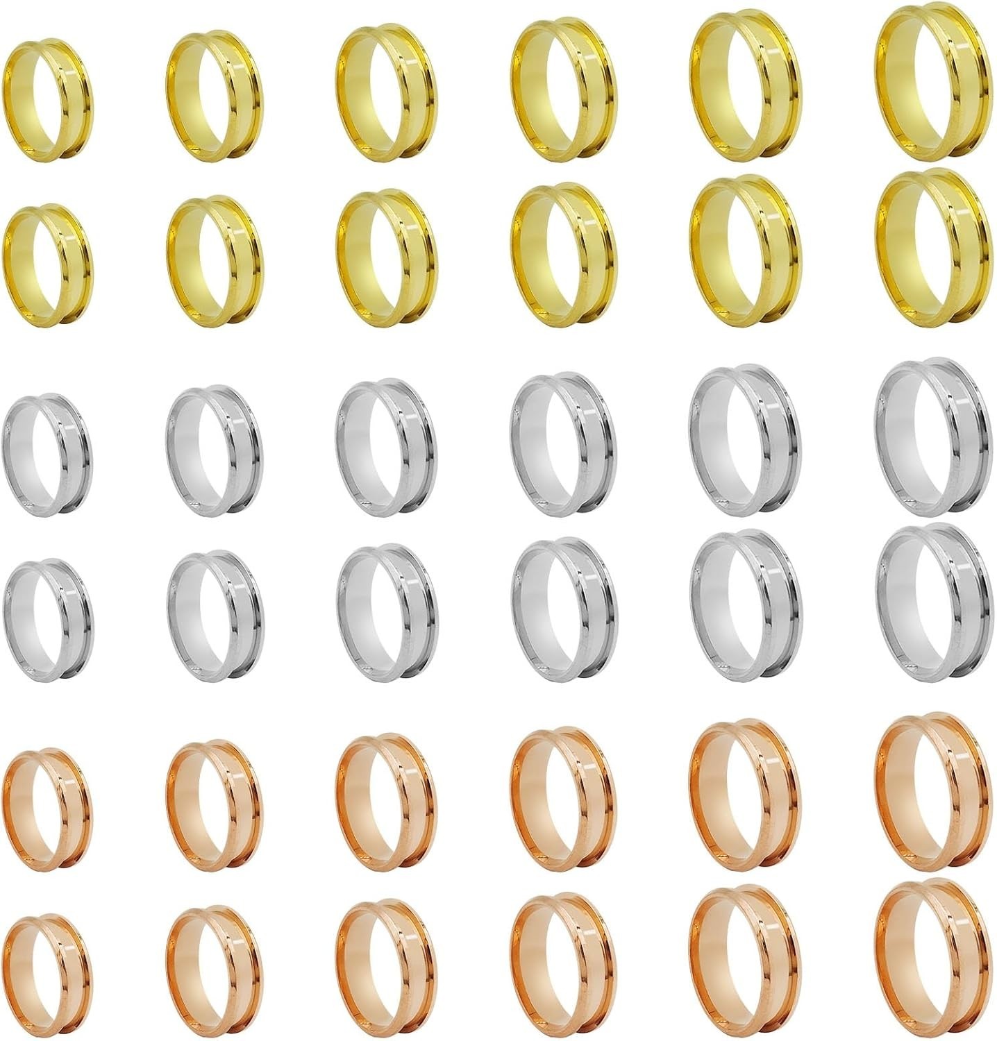 Core Ring Blanks for Jewelry Making - 6 Sizes