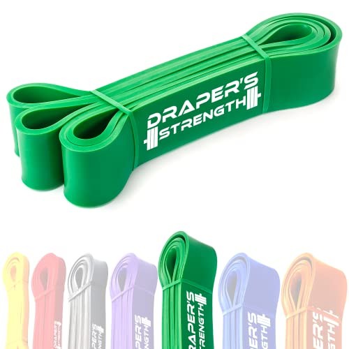 Draper's Strength Heavy Duty Resistance Stretch Loop Bands for #05 Green