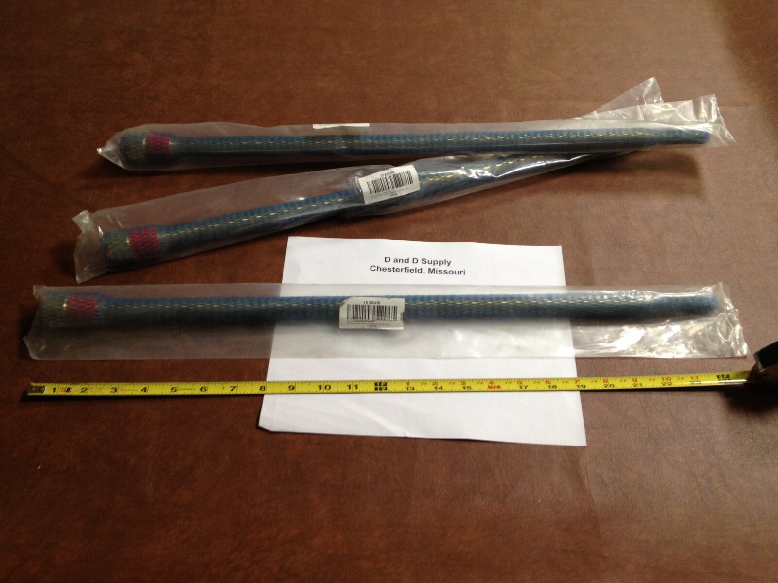 Bimetal Thermowell 24C476, 24" Stem Length, Brass, 1/2 NPSM, 3/4" NPT