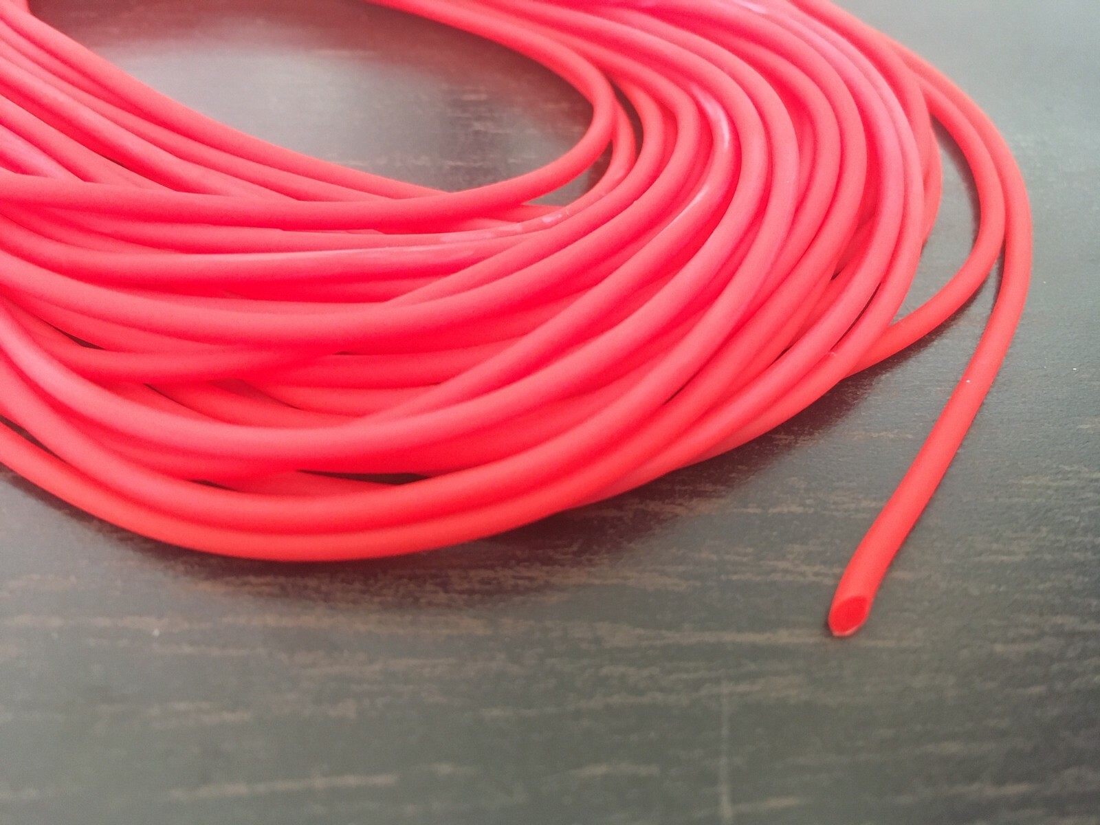 5 Metres - Hybrid Pole Fishing Elastic Size RED 11-15 (1.9mm) - Fishing Tackle