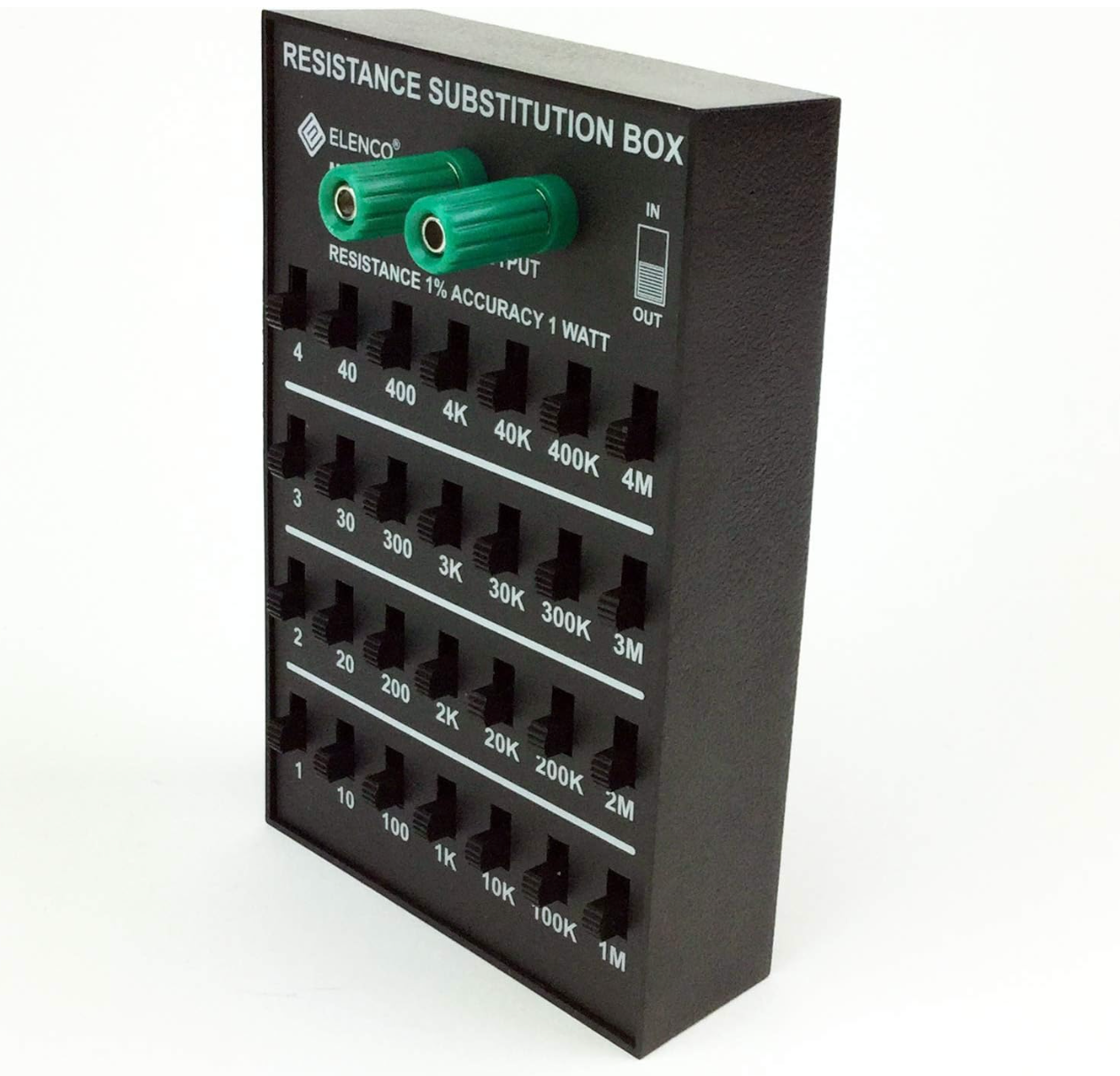 Resistance Substitution Box for Development/ Testing Electronic Circuits Hobby