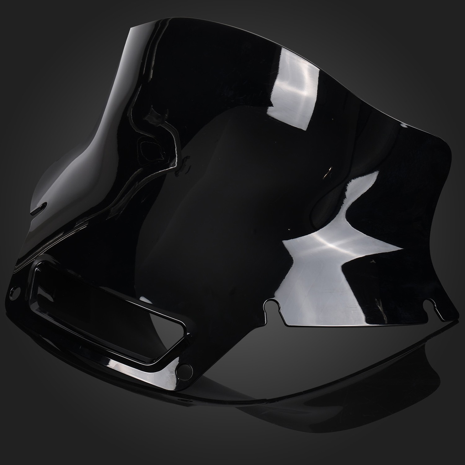 8 in Flare Black Windshield Windscreen For Harley Low Rider ST FXLRST 2022-2025