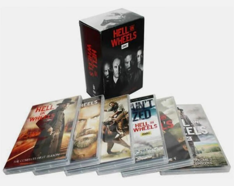 Hell on Wheels: The Complete Series (17-disc DVD) Reg-1 *Free Fast Shipping*