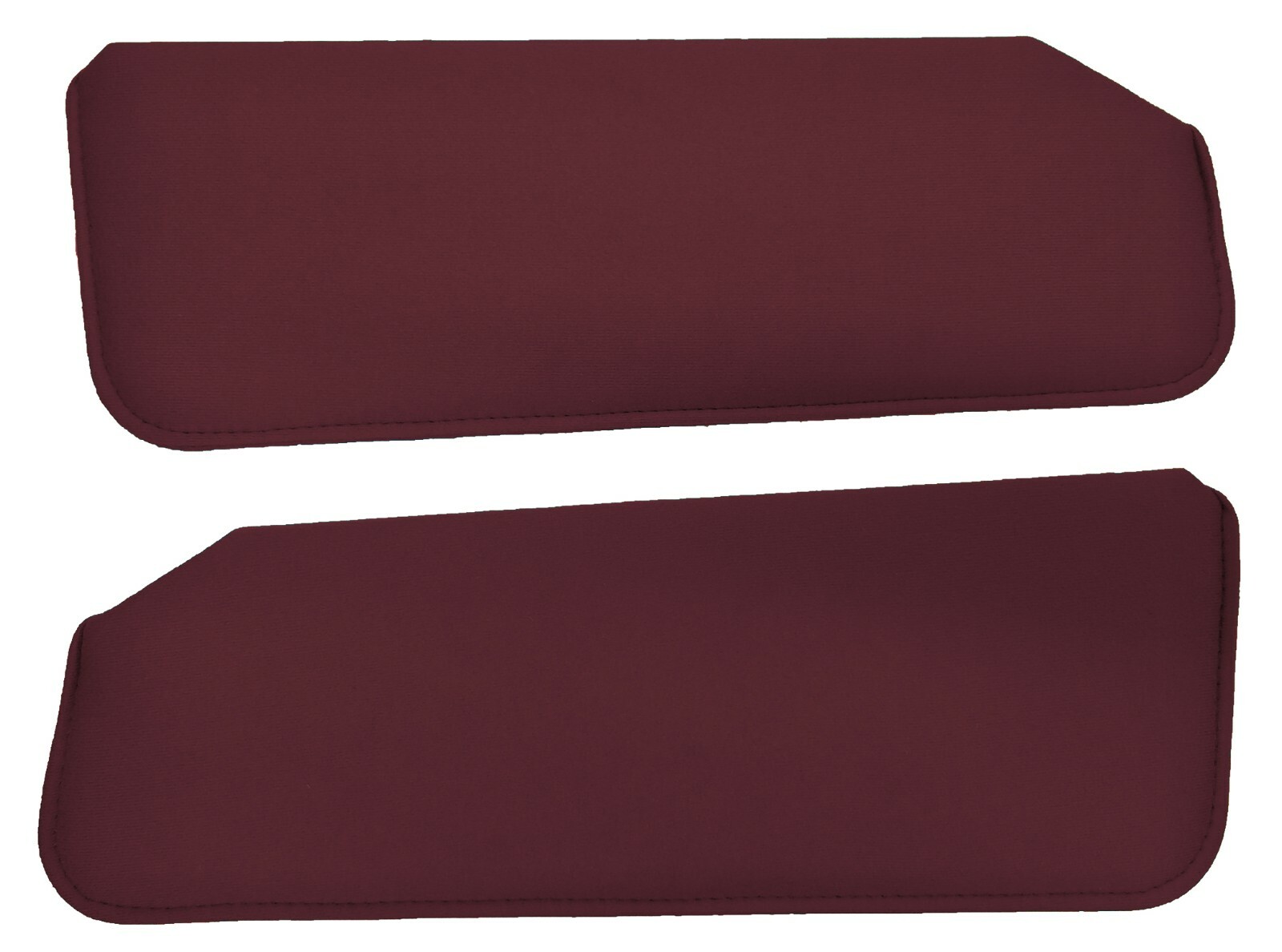 1988-1998 Chevy GMC Full Size Truck Sun Visors Dark Red Maroon Cloth *SV201-1855