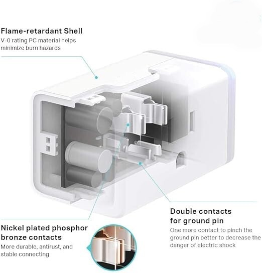 Enchufe Inteligente Funciona Wifi Compatible Alexa Google Practico Son 4 Tomas