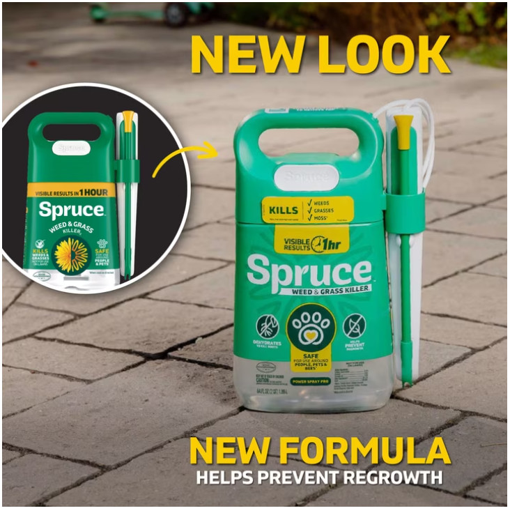 Spruce Weed and Grass Killer Power Spray Starter Kit, 64 oz