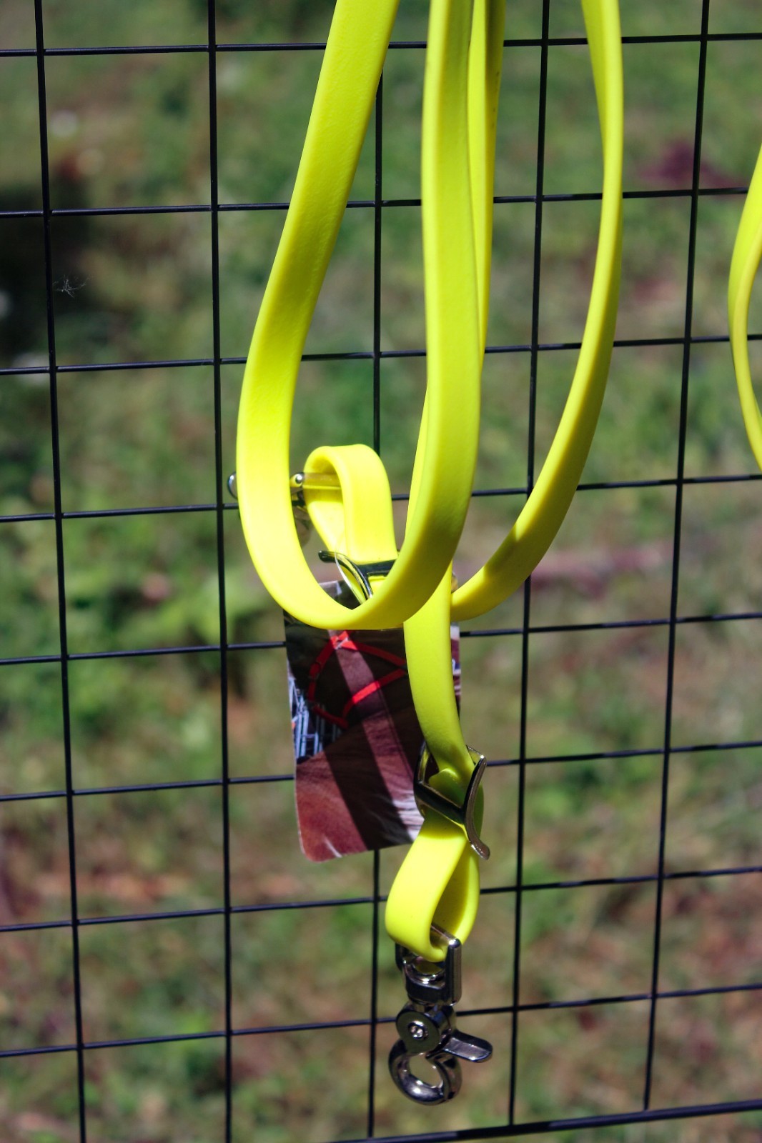 Biothane Loop Reins - Neon Yellow