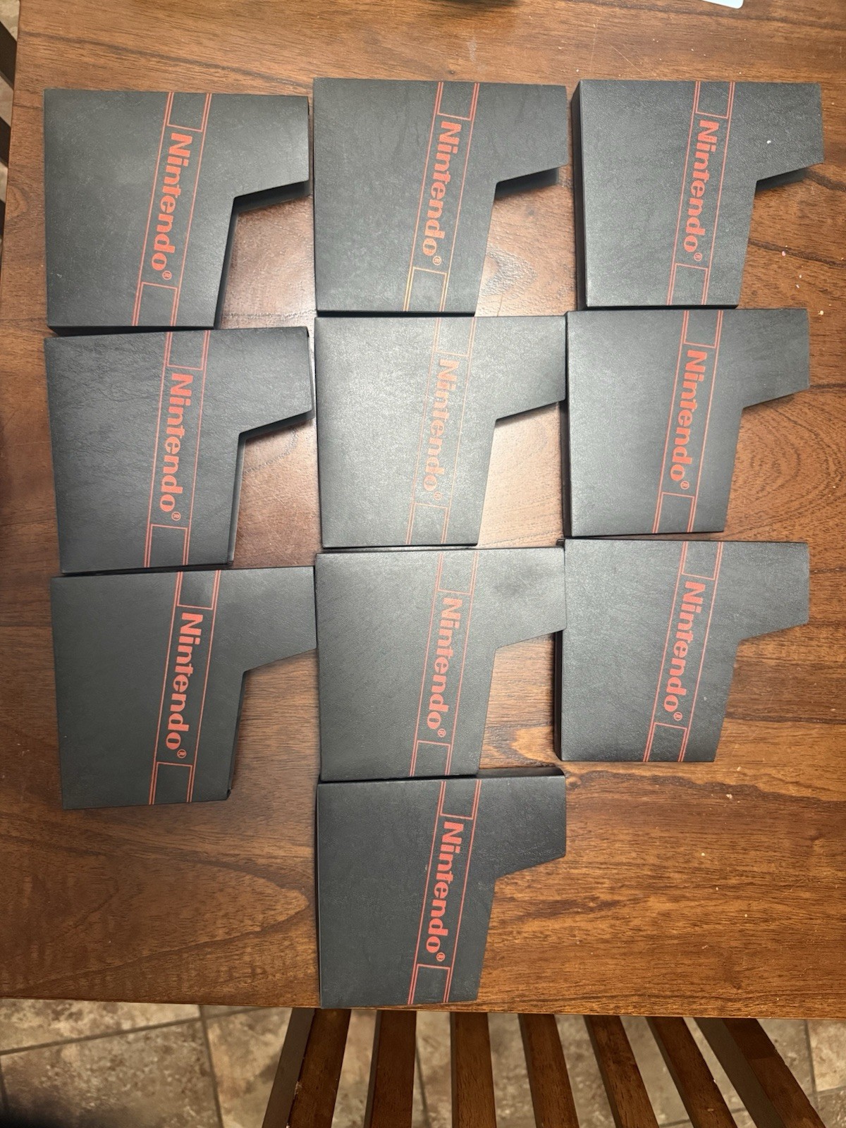 Lot of 10 OEM Nintendo NES Dust Covers Game Cases Sleeves All Nintendo Logo