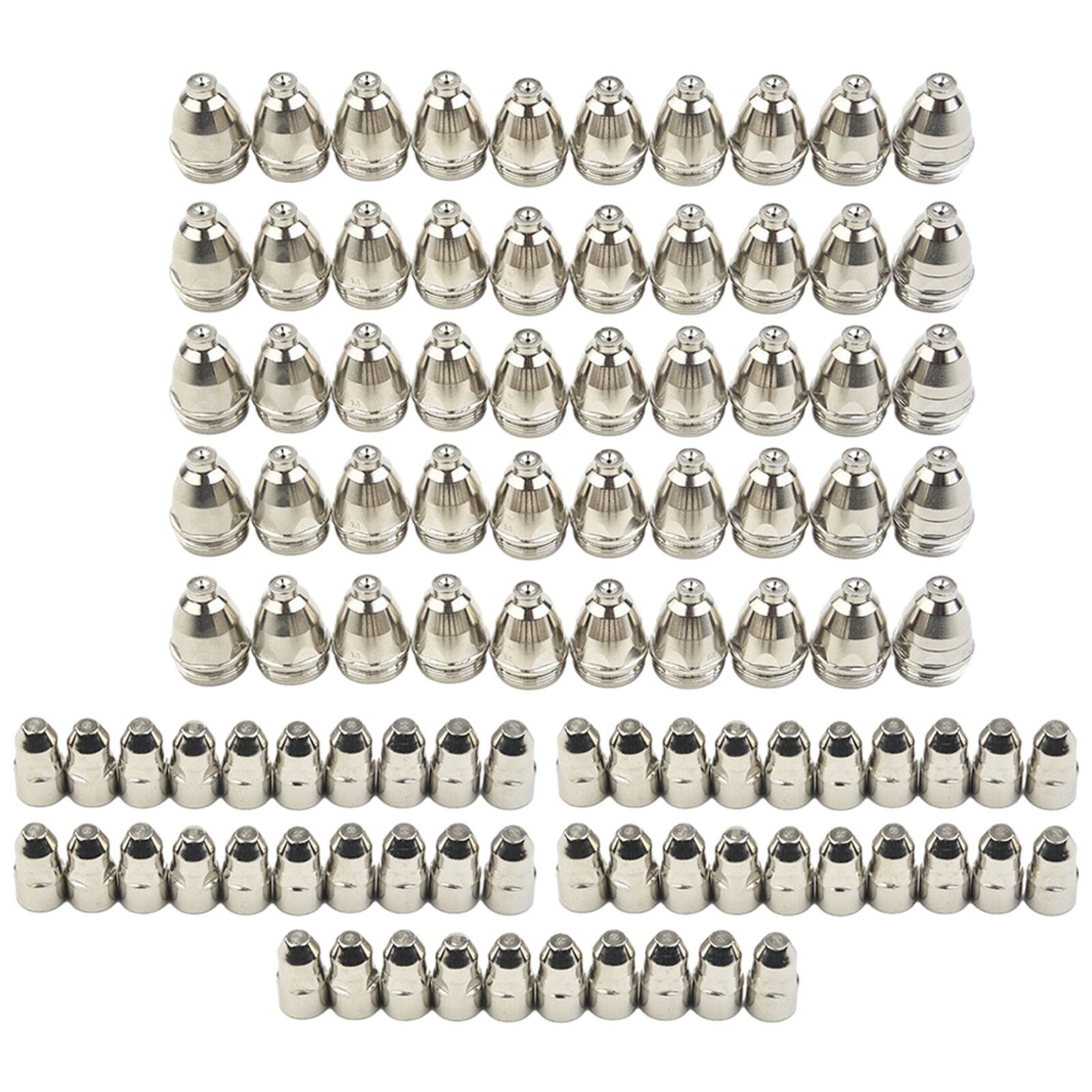 100pcs P80-Plasma Electrode Tip Nozzle 1.3mm Cutter Torch For Air Plasma Cutting