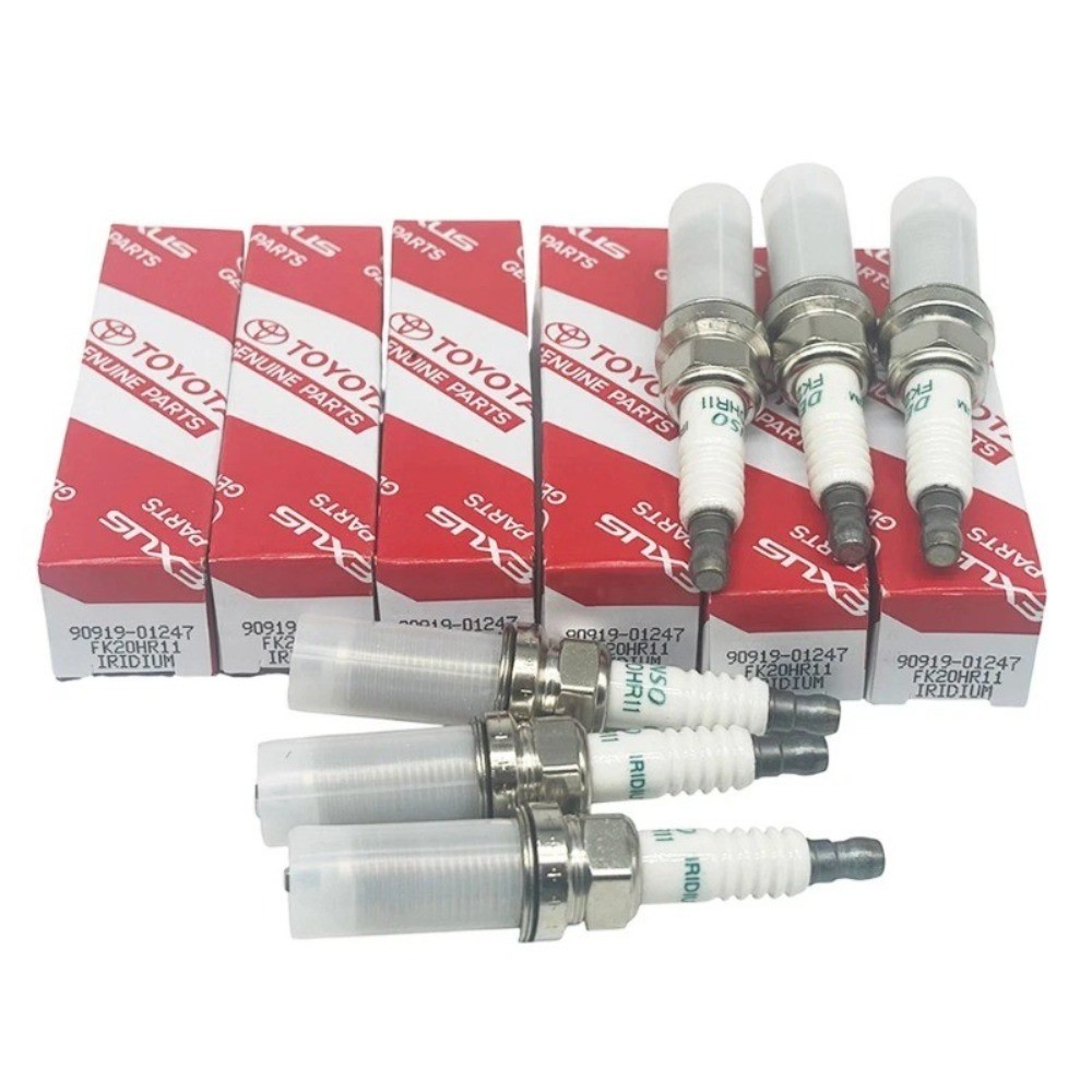 6 PACK OEM 90919-01247 Denso Iridium Spark Plugs for Lexus Lexus ES350 FK20HR11