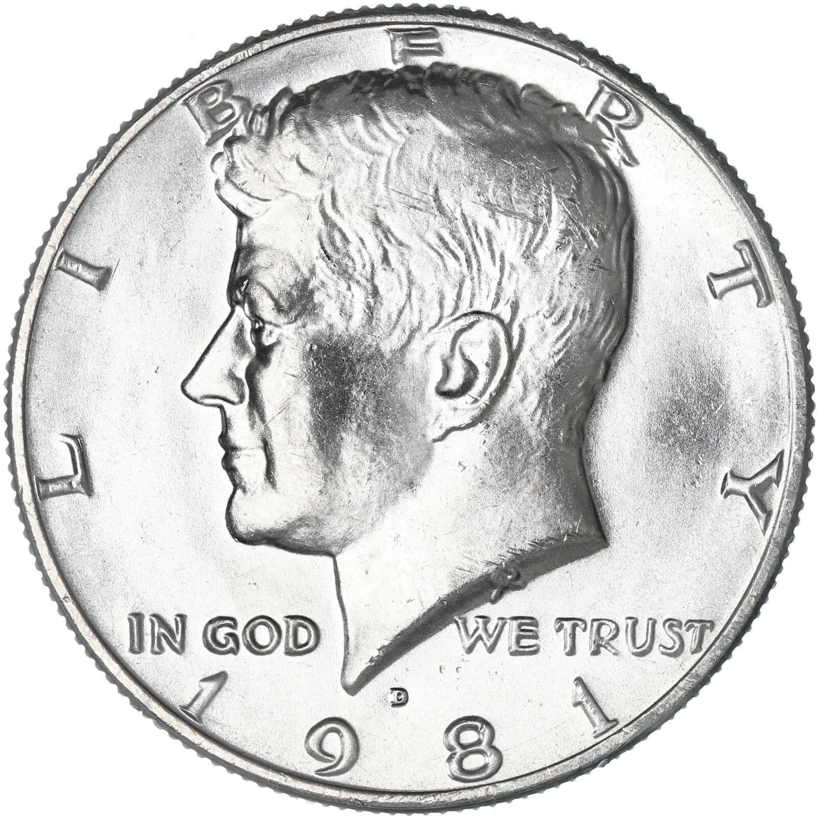 1981 D Kennedy Half Dollar CN-Clad BU