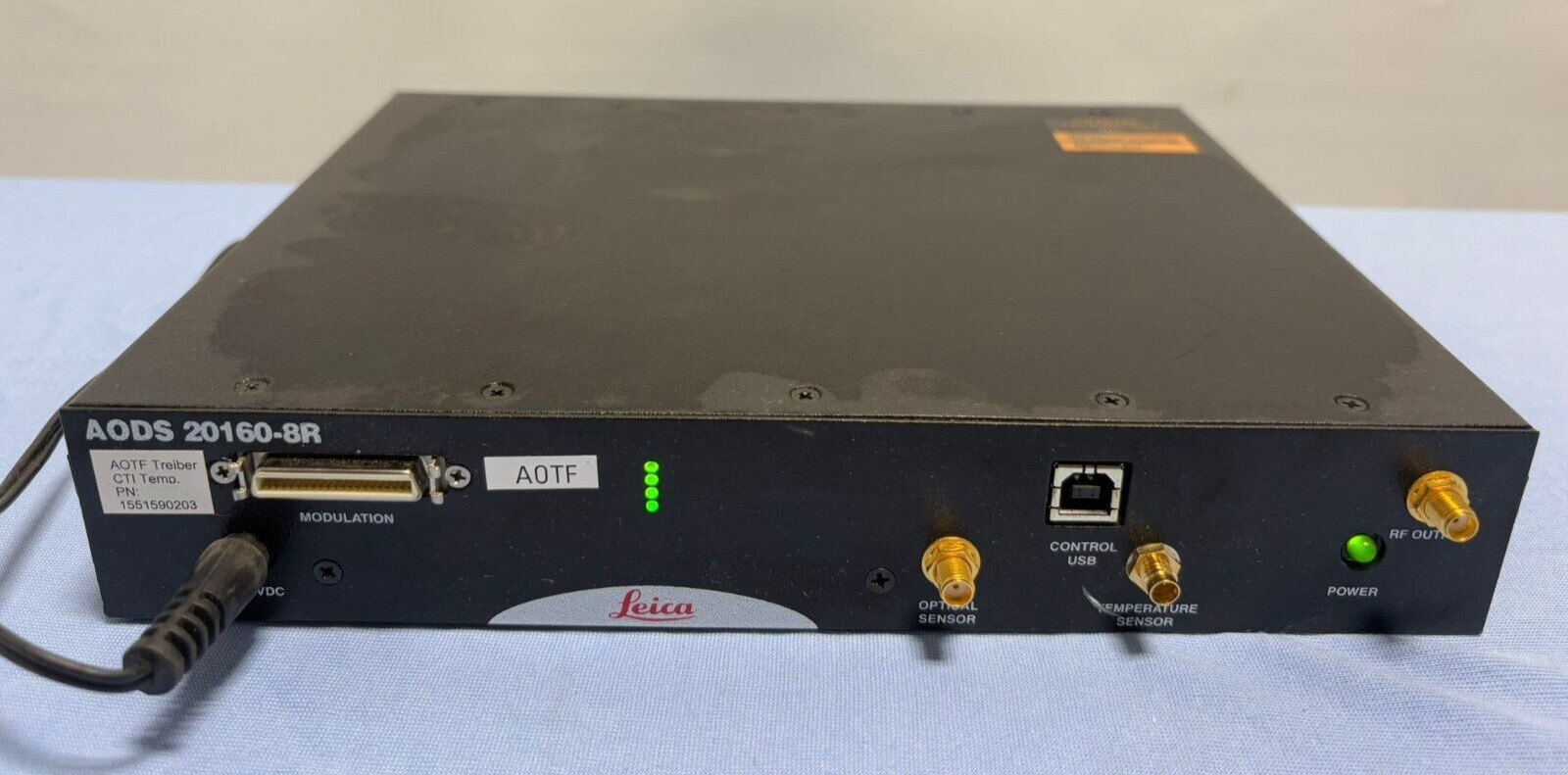 Crystal Technology AODS 20160-8R Laser Modulator for Leica DM6000B Microscope