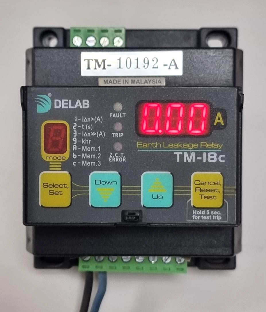 DELAB TM-18C Earth Leakage Protection Relay