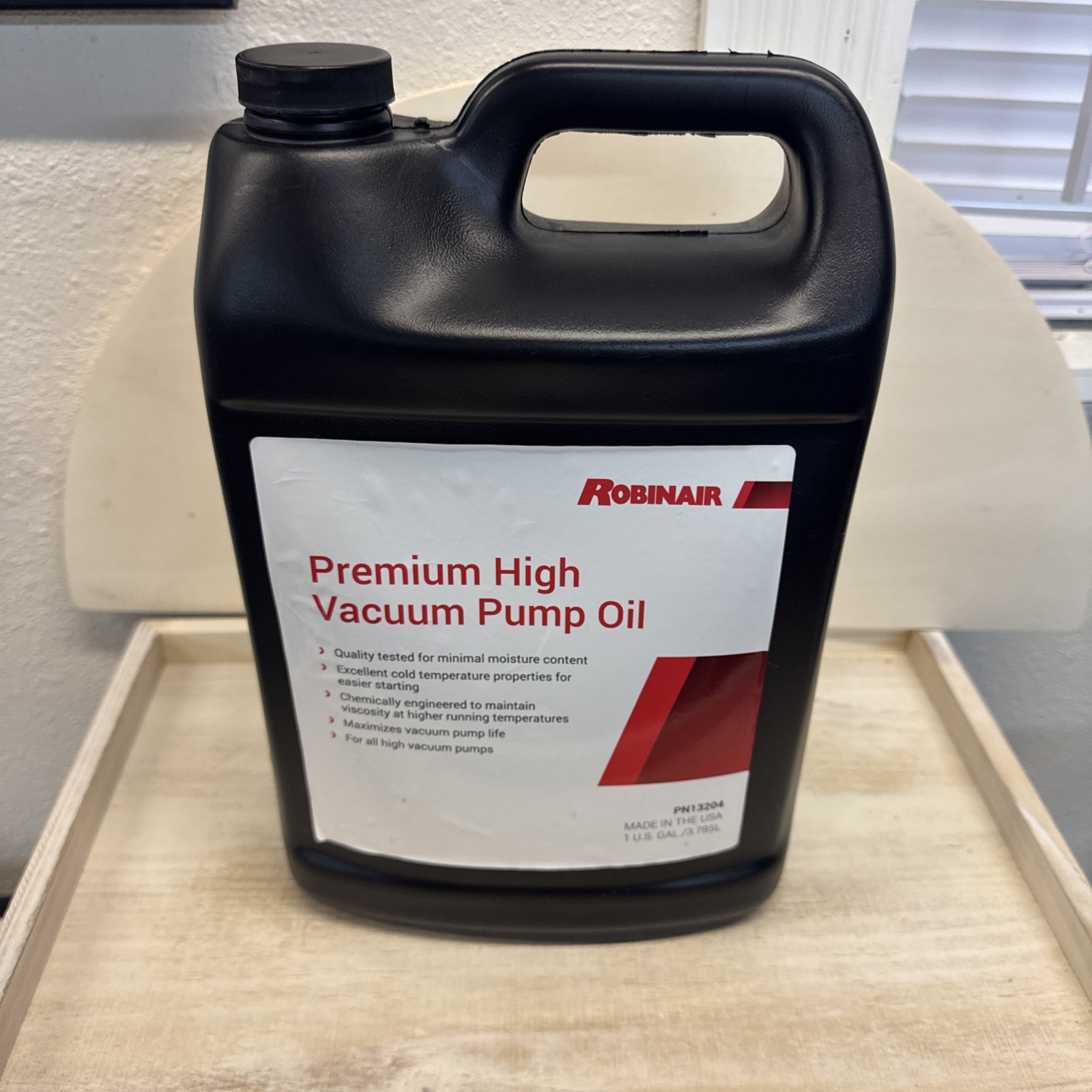 Robinair 13204 Premium High Vacuum Pump Oil - 1 Gallon For All Vacuum Pumps NEW