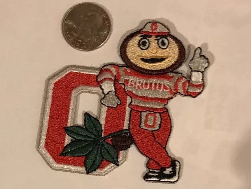 BRUTUS Vintage Style Embroidered Iron On Patch 3.5" x 3.5” Brutus Man